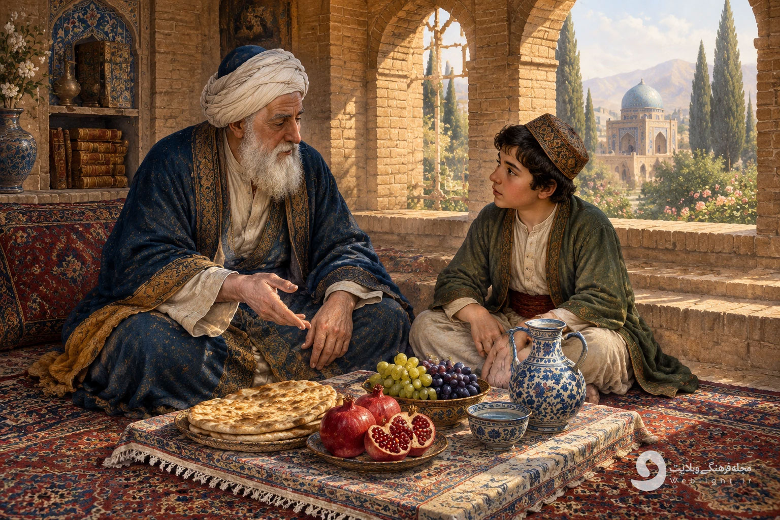 سعدی - پند پدر به فرزند
