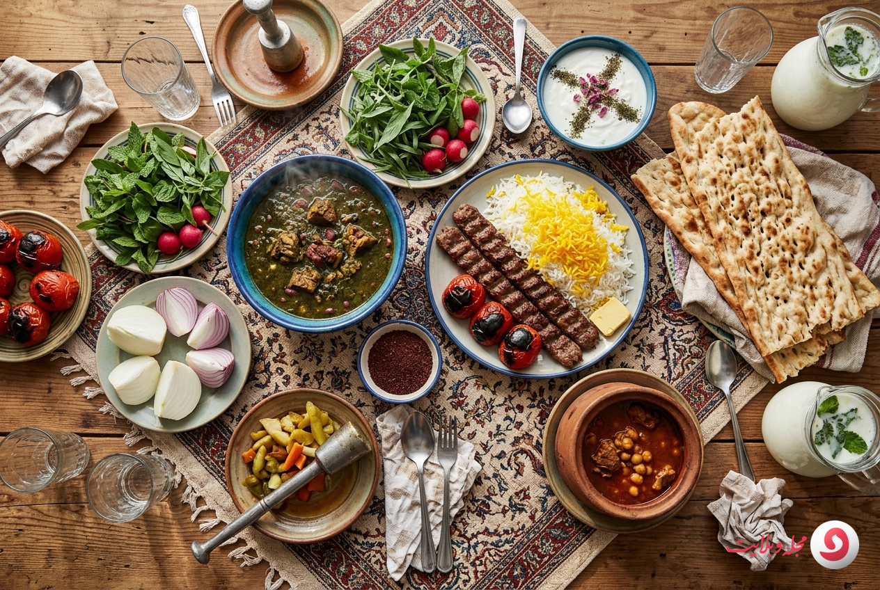 سفره سنتی ایرانی
