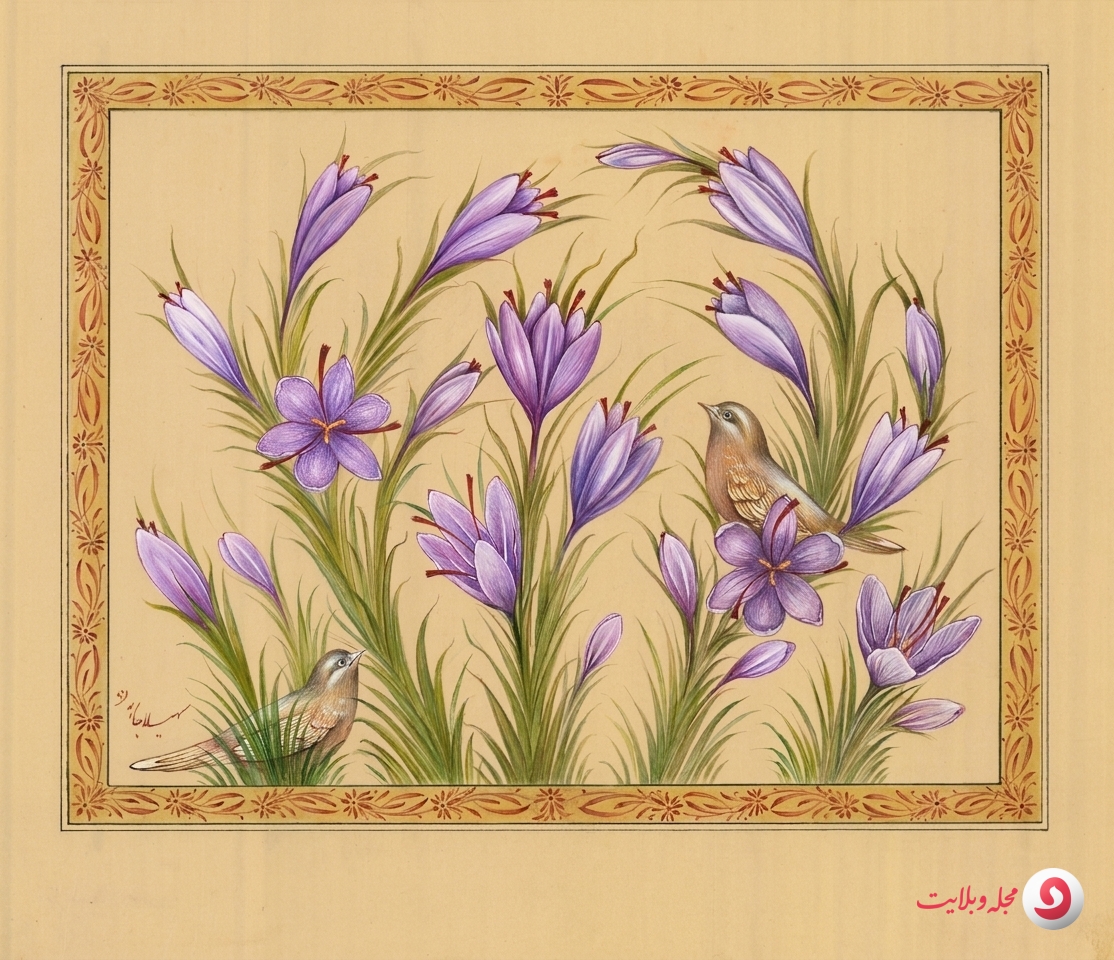 نگارگری زعفران