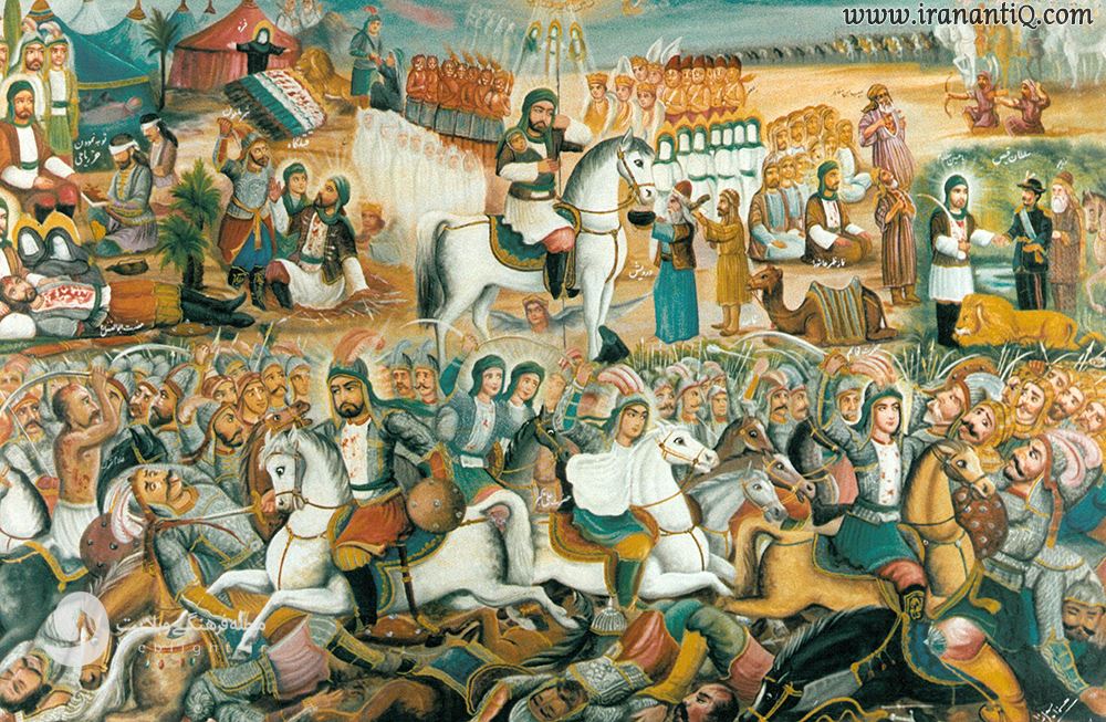 پرده های نقالی عاشورا