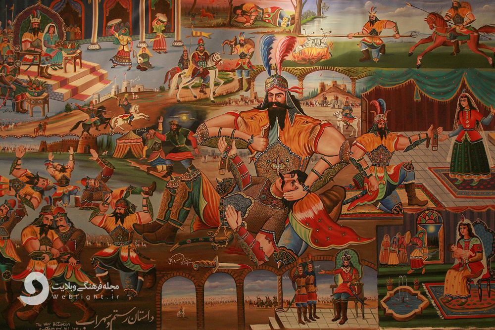 نقالی شاهنامه داستان رستم و سهراب