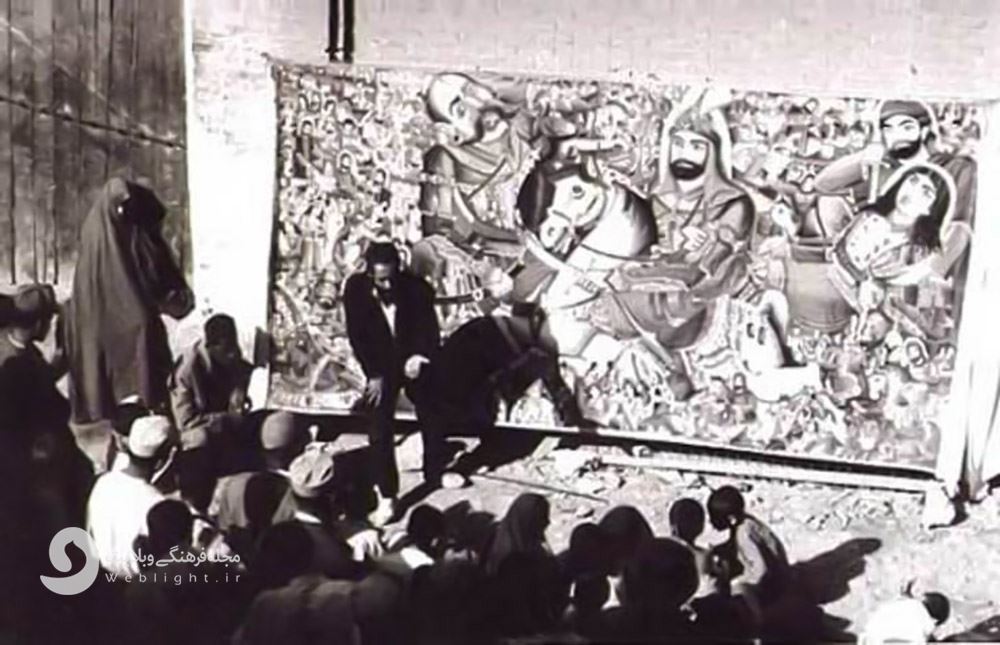 اجرای مراسم نقالی در قدیم