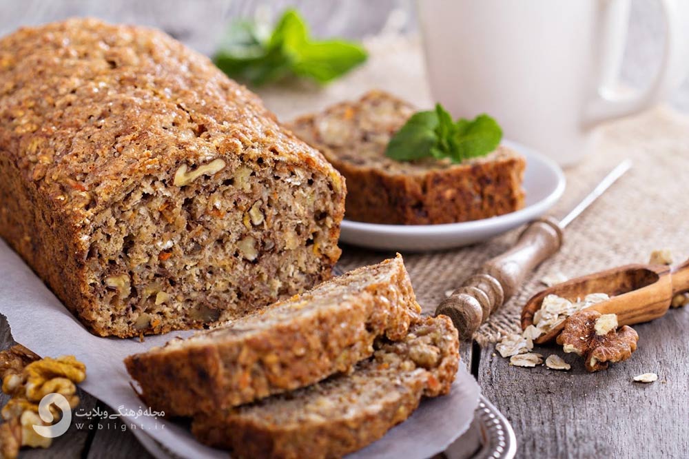 کیک هویج و گردو