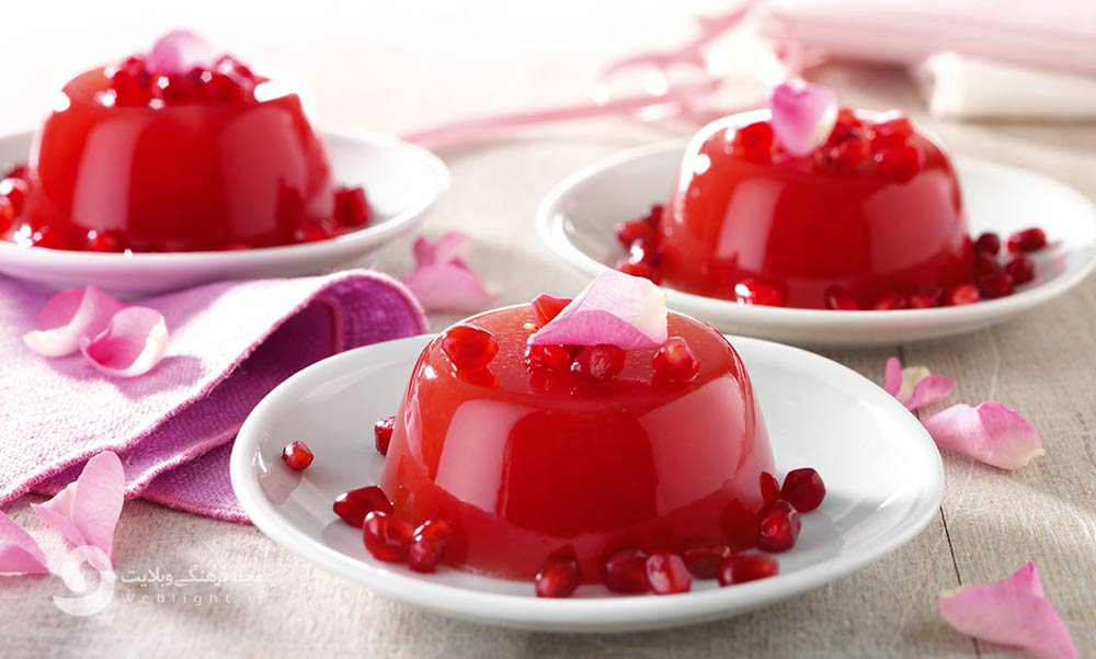 ژله انار