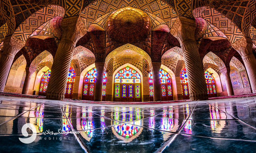 کاشی فیروزه مسجد نصیر الملک